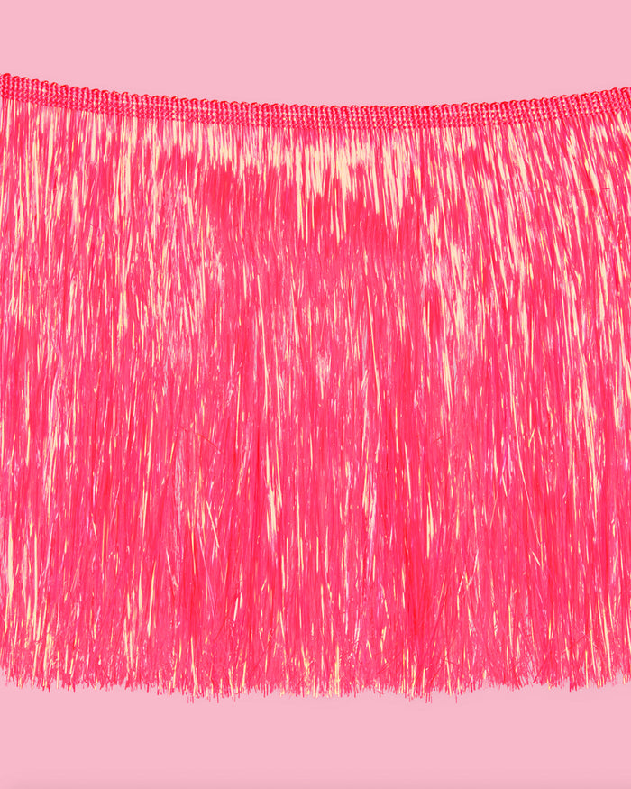 That's Hot Fringe - pink foil banner