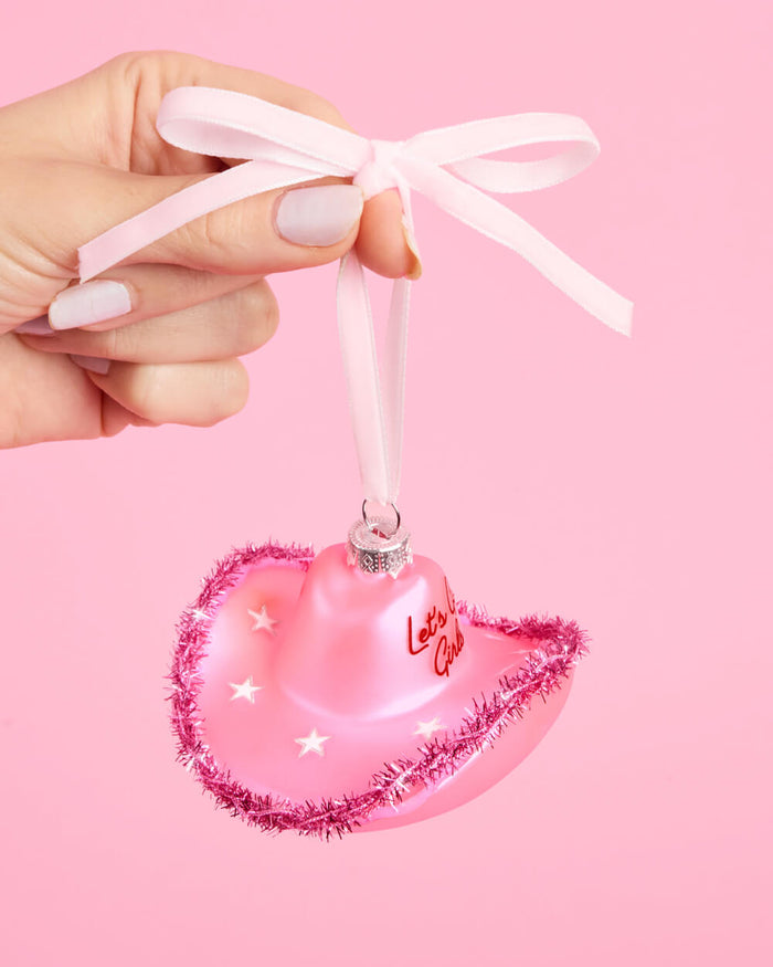 Let's Go Girls Ornament - glass ornament