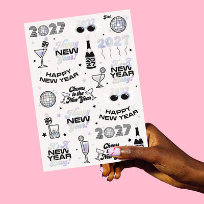 NYE 🪩Tats - 40 foil temporary tattoos