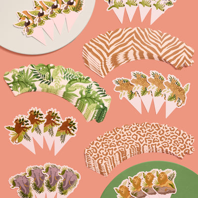 Safari Cupcake Toppers - 24 pc set