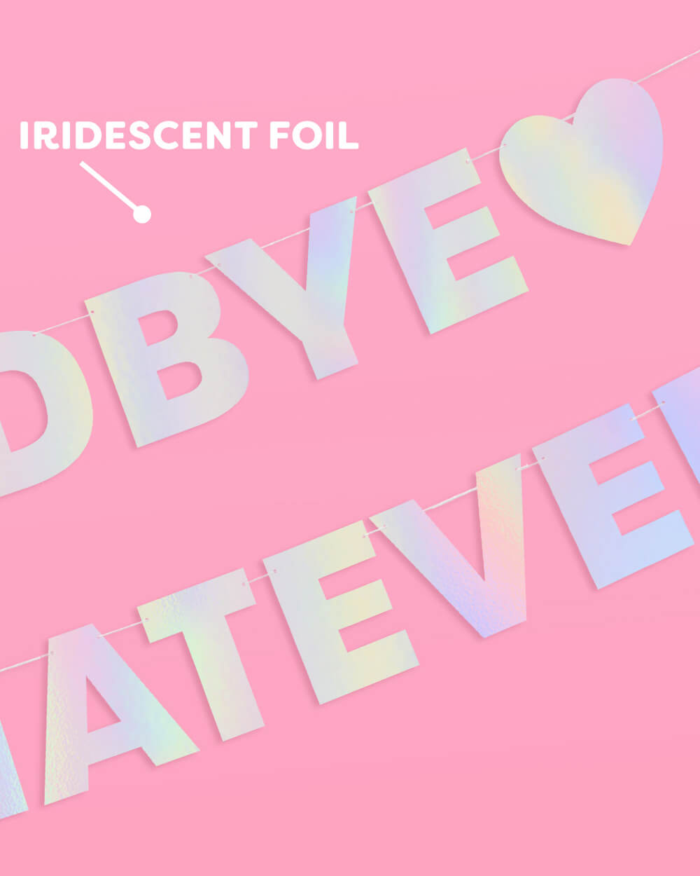 Goodbye Header Goodbye Banner - 5 foot banner – xo, Fetti