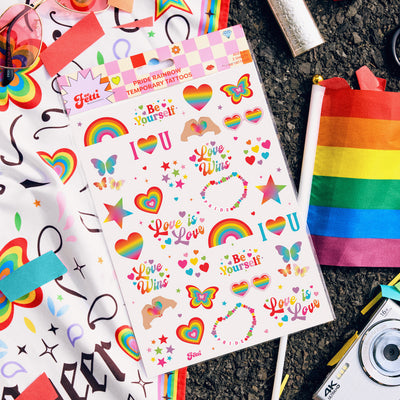 Pride Tats - 54 temporary tattoos