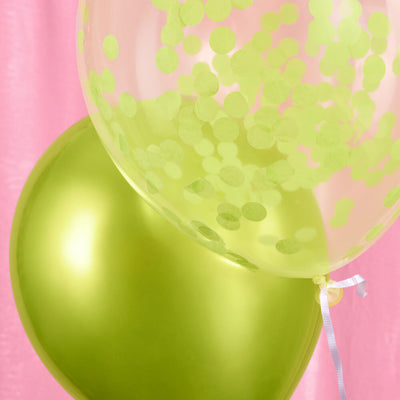 Lime Green Balloon Pack - 24 latex balloons