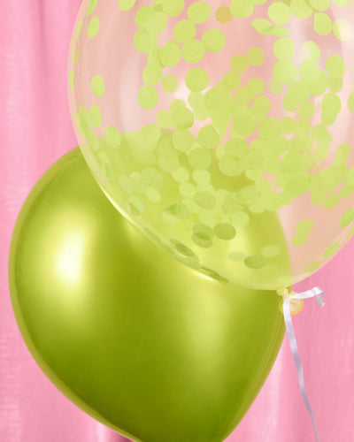 Lime Green Balloon Pack - 24 latex balloons