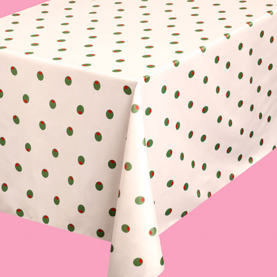 Dirty Martini Tablecloth - reusable tablecloth