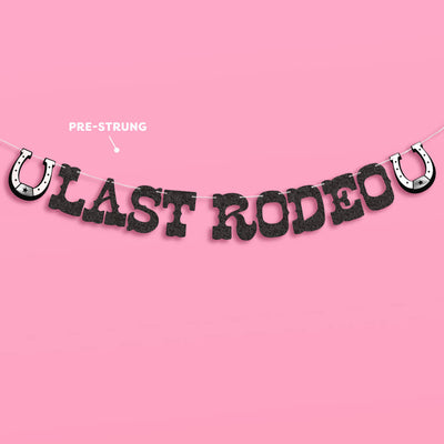 Last Rodeo Banner - two piece banner