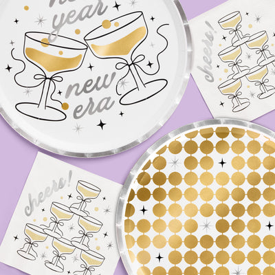 New Year, New Era Plates - 24 paper plates