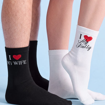 Perfect Pair Couples Socks - Cotton Blend Socks
