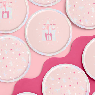 Princess Plates - 24 paper plates