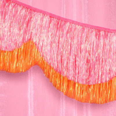 Sunset Scallop Fringe - scalloped banner