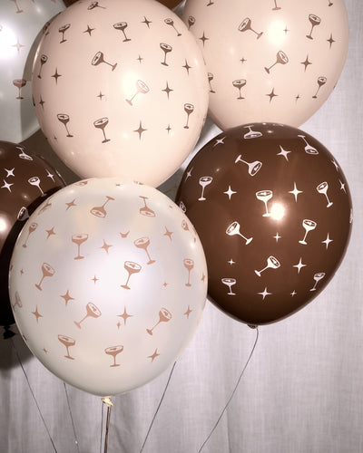 Espresso Martini Pack - 24 latex balloons