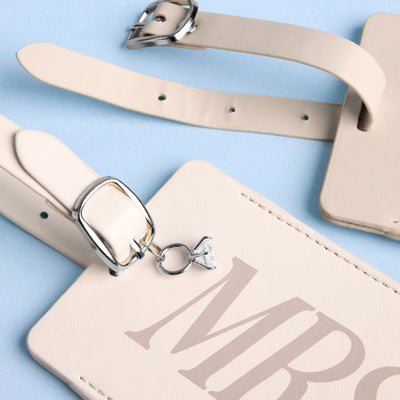 Mr And Mrs Luggage Tags - 2 pc travel tag set