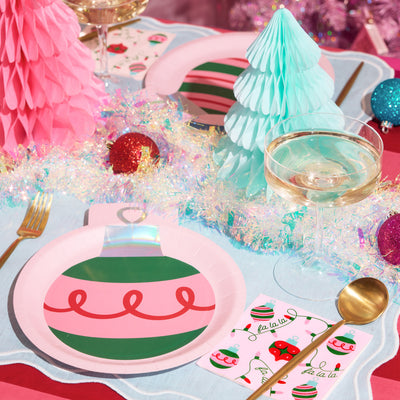 Deck the Halls Napkins - 25 square napkins