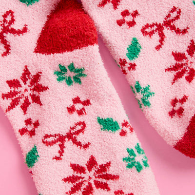 Naughty & Nice Cloud Socks - cozy holiday socks