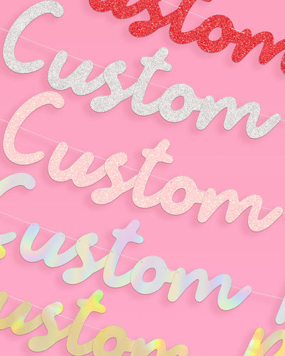 Vacation Custom Banner - customizable banner