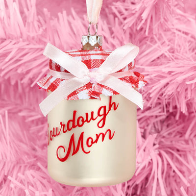 Sourdough Mom Ornament - glass ornament