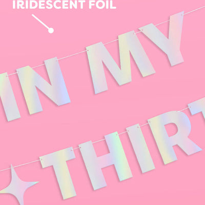 In My 30's Era Banner - 5 foot banner