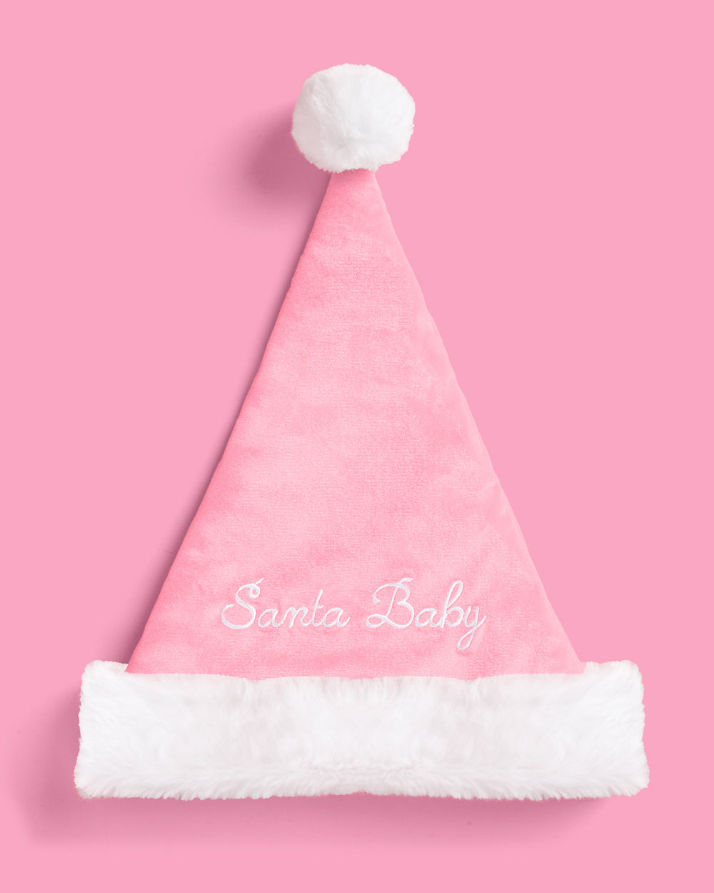 Santa Baby Hat - embroidered cotton hat