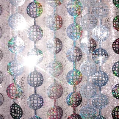 It's Disco, Baby! Curtain - iridescent foil curtain