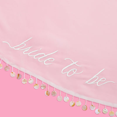 Beach Bride Sarong - white pearl embellished coverup