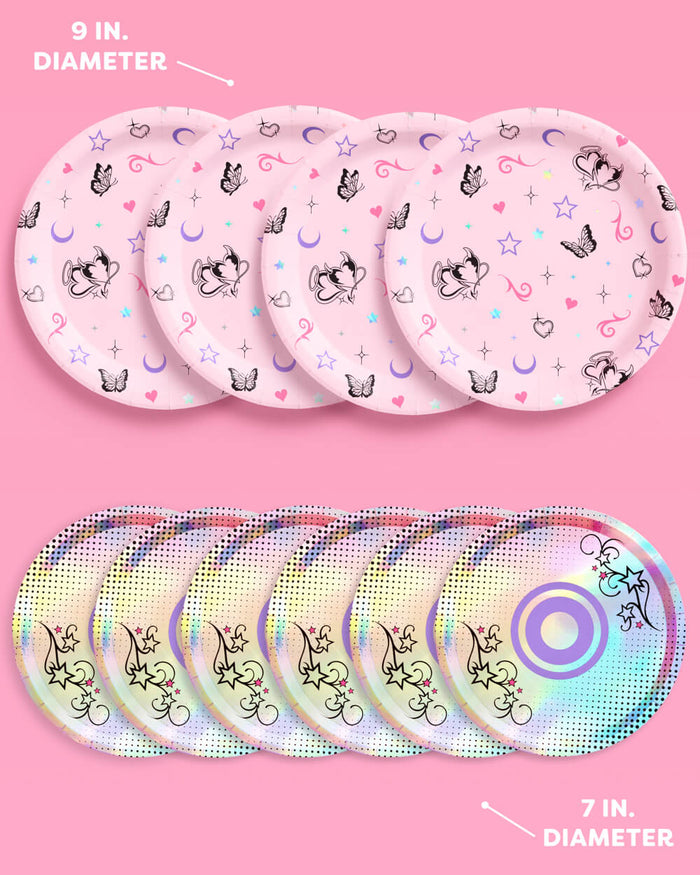 Y2K Plates - 32 paper plates