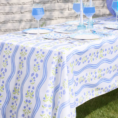 Coastal Tablecloth - washable tablecloth