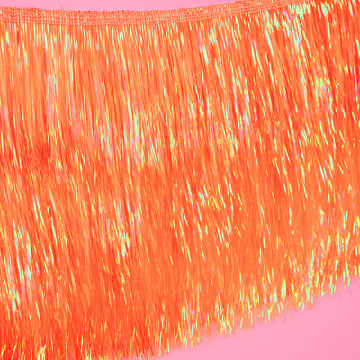 Showgirl Fringe Banner - iridescent banner