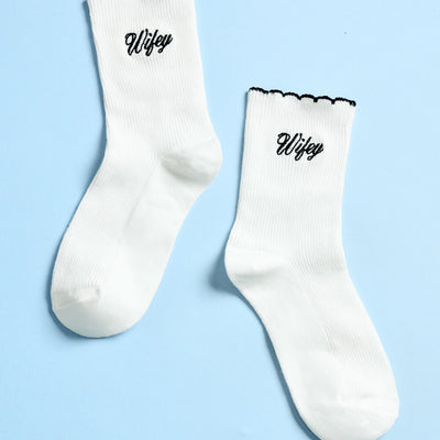 Wifey and Hubby Socks - matching newlywed socks