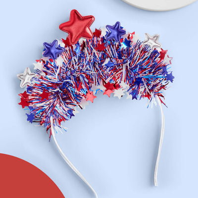 Stars & Stripes Headband - fringe + stars