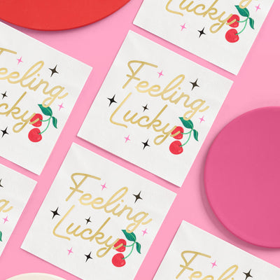 Feeling Lucky Napkins - 25 paper napkins