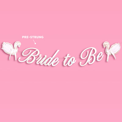 Swan to Be Banner - iridescent foil banner