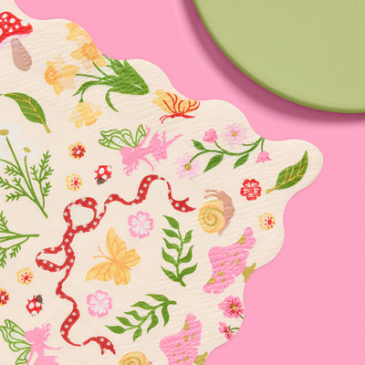 Garden Fairy Napkins - 25 paper napkins