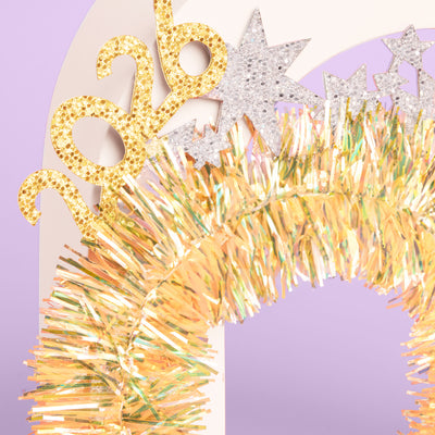 NYE 2026 Headband - fringe headband
