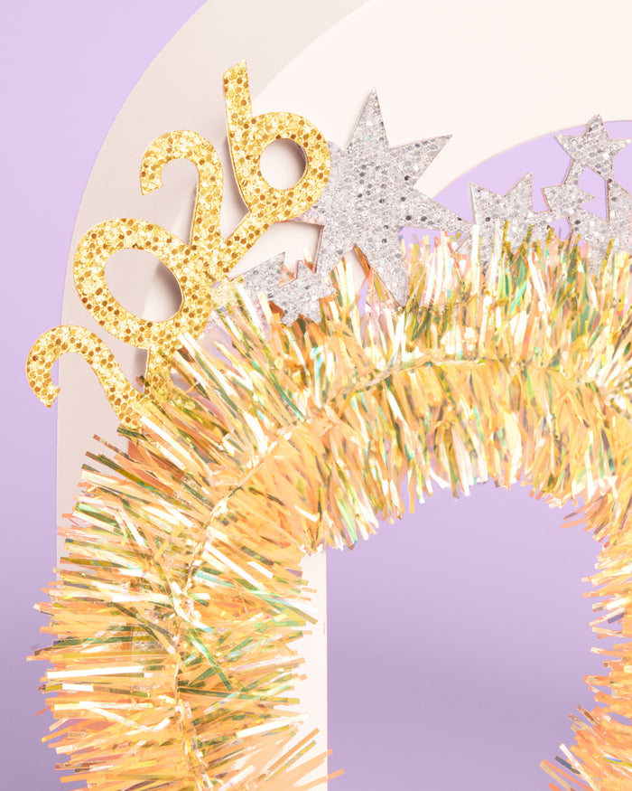 NYE 2026 Headband - fringe headband