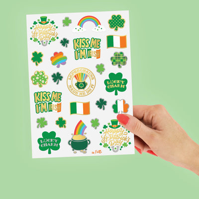 Kiss Me Tats - 50 foil temporary tattoos