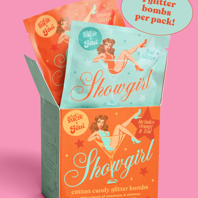 Showgirl Drink Bombs - 4 glitter bombs