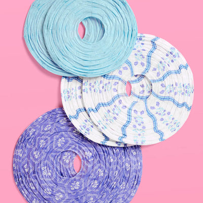 Coastal Lanterns - set of 6 paper lanterns