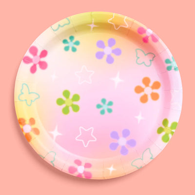 Butterfly Dream Plates - 24 paper plates