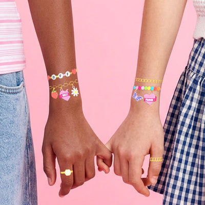 Wrist Candy Temporary Tattoos - gold foil + beaded