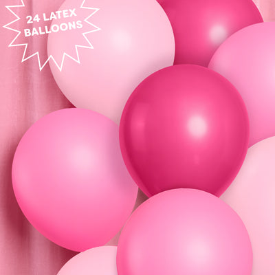 Legally Pink Pack - 24 matte balloons
