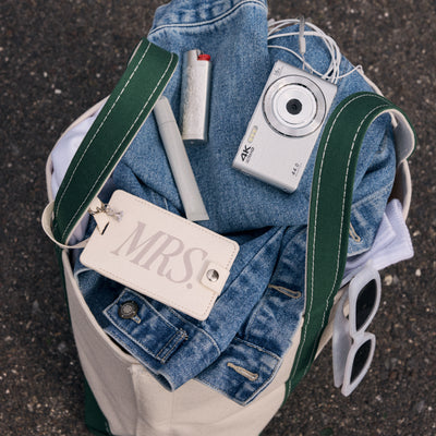 Mr And Mrs Luggage Tags - 2 pc travel tag set