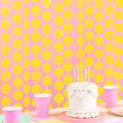 Smiley Curtain - matte foil curtain