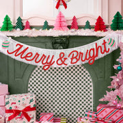 Merry & Bright Banner - two piece banner