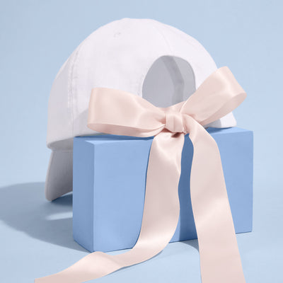 Tying the Knot Hat - embroidered hat + bow