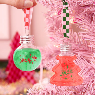 Christmas Spirit Ornaments - 10 shot glass ornaments