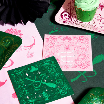 Emerald City Napkins - 24 paper napkins