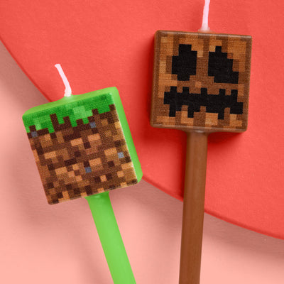 Pixel Candles - set of 6