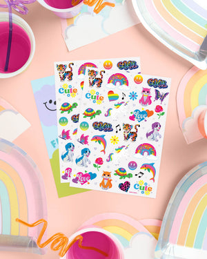Rainbow Dreamland Tats - 68 temporary tattoos
