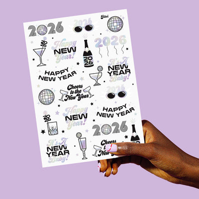 NYE 🪩Tats - 40 foil temporary tattoos