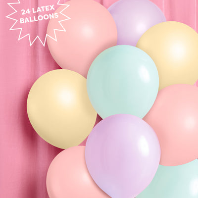 Pastel Balloon Pack - 24 matte balloons